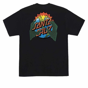 Santa Cruz Kendall End Of The Dot T-Shirt - Black/White Soap Office Equipment