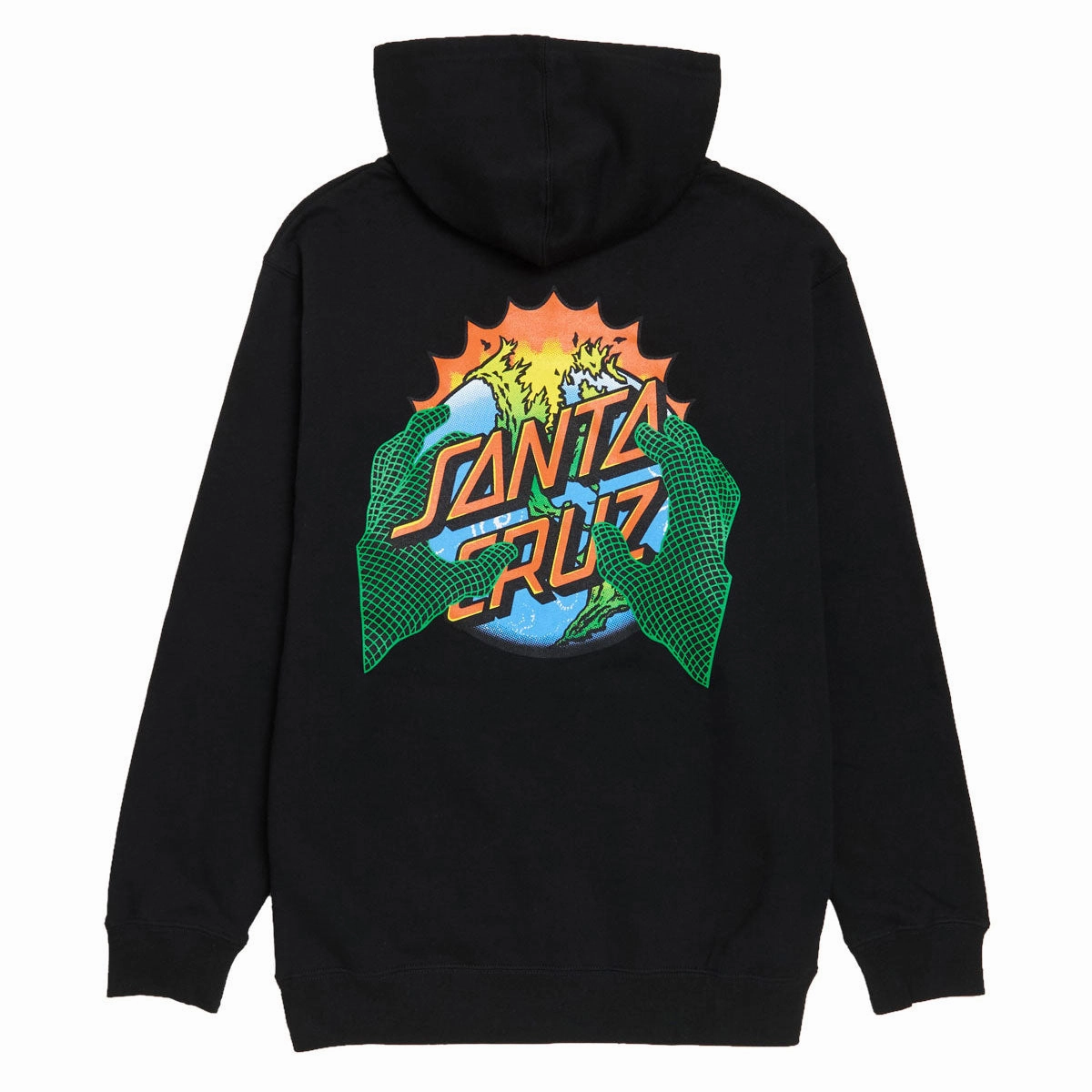 Santa Cruz Kendall End Of The Dot Zip Up Hoodie - Black Events Watches