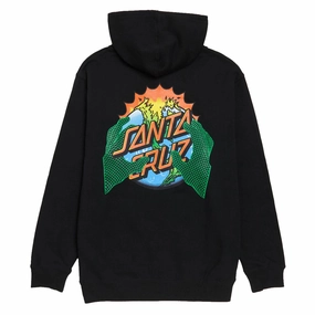 Santa Cruz Kendall End Of The Dot Zip Up Hoodie - Black Events Watches