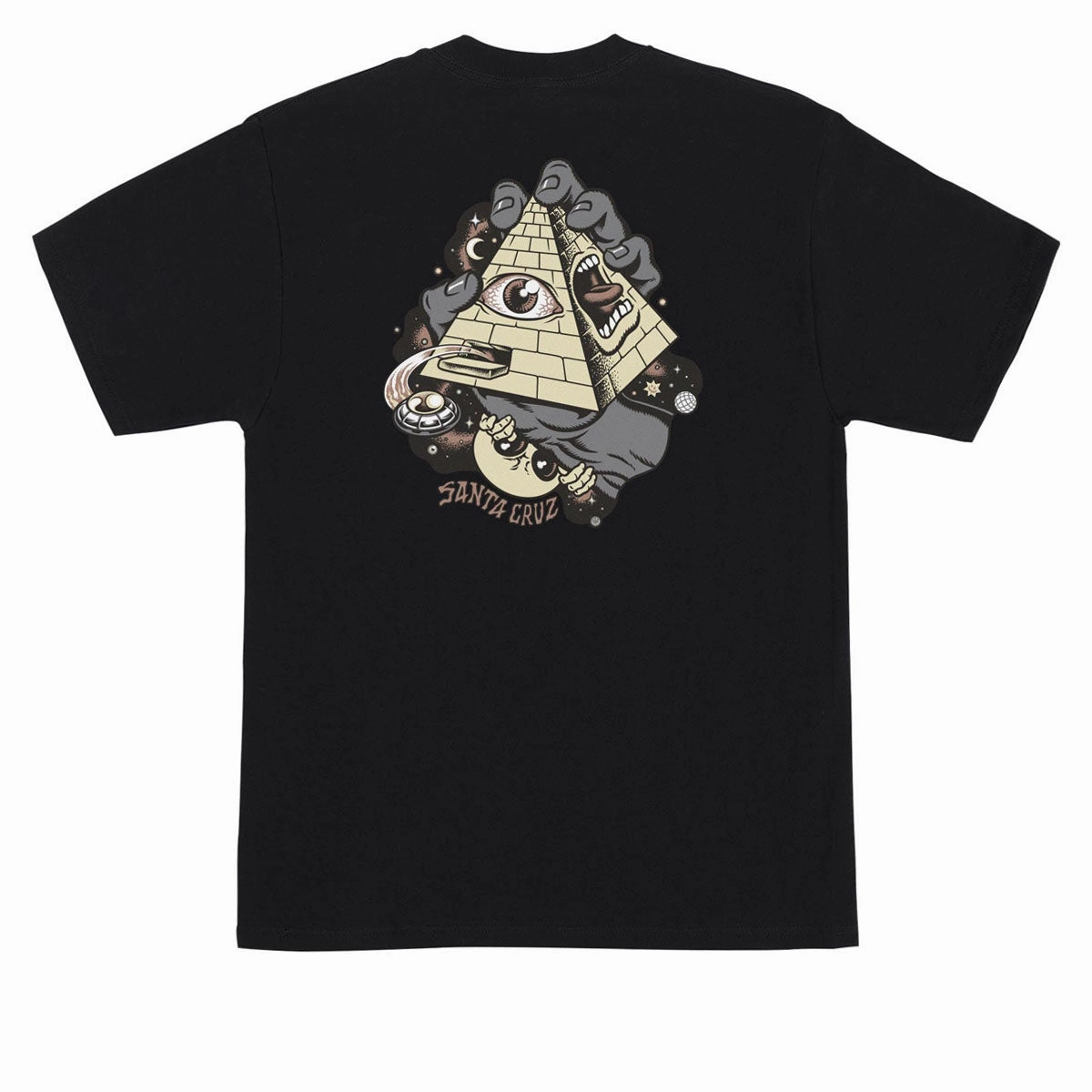 Santa Cruz Knibbs Invasion Hand T-Shirt - Black Action Figures Toys