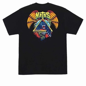 Santa Cruz Natas SC Panther T-Shirt - Black Leather Goods Pop Culture
