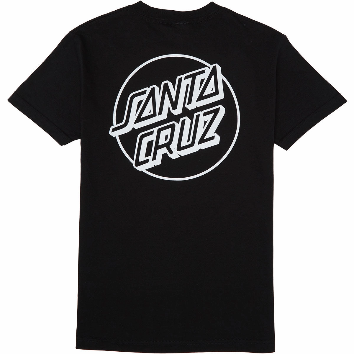 Santa Cruz Opus Dot T-Shirt - Black/White Festivals Anime