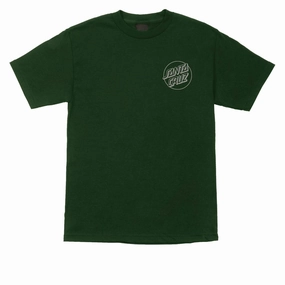 Santa Cruz Opus Dot T-Shirt - Forest/Grey Streaming Services Collectible Cards