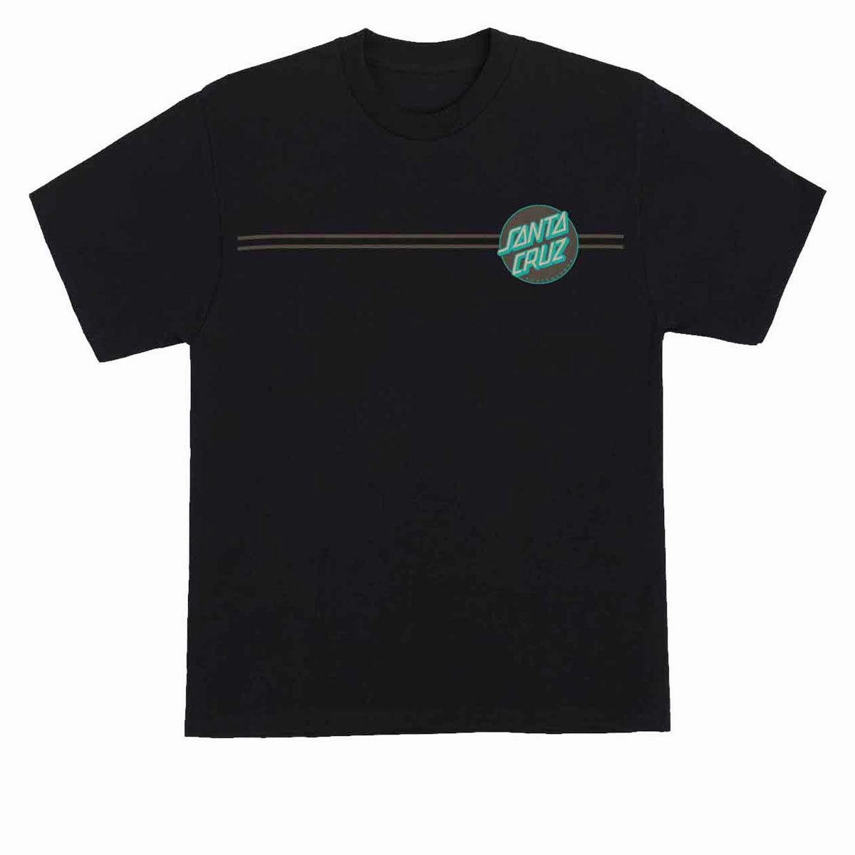 Santa Cruz Other Dot T-Shirt - Black/Brown/Teal Gift Ideas Magazines