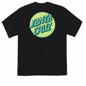 Santa Cruz Other Dot T-Shirt - Black/Key Lime Medical Supplies Hardware