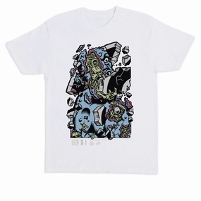 Santa Cruz Roskopp Macro Front T-Shirt - White Hotel Amenities Trash Bags