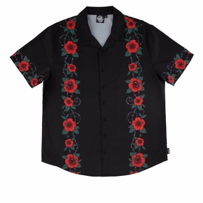 Santa Cruz Screaming Cabana Party Shirt - Black Lightweight Gear Gardening Tools