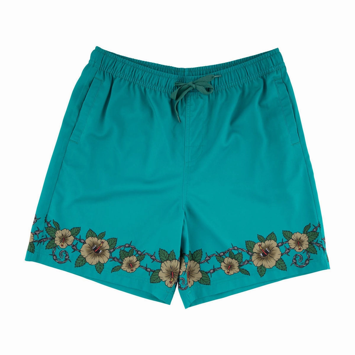 Santa Cruz Screaming Cabana Pull On Boardshorts - Tropic Teal Children's Shoes TV Shows