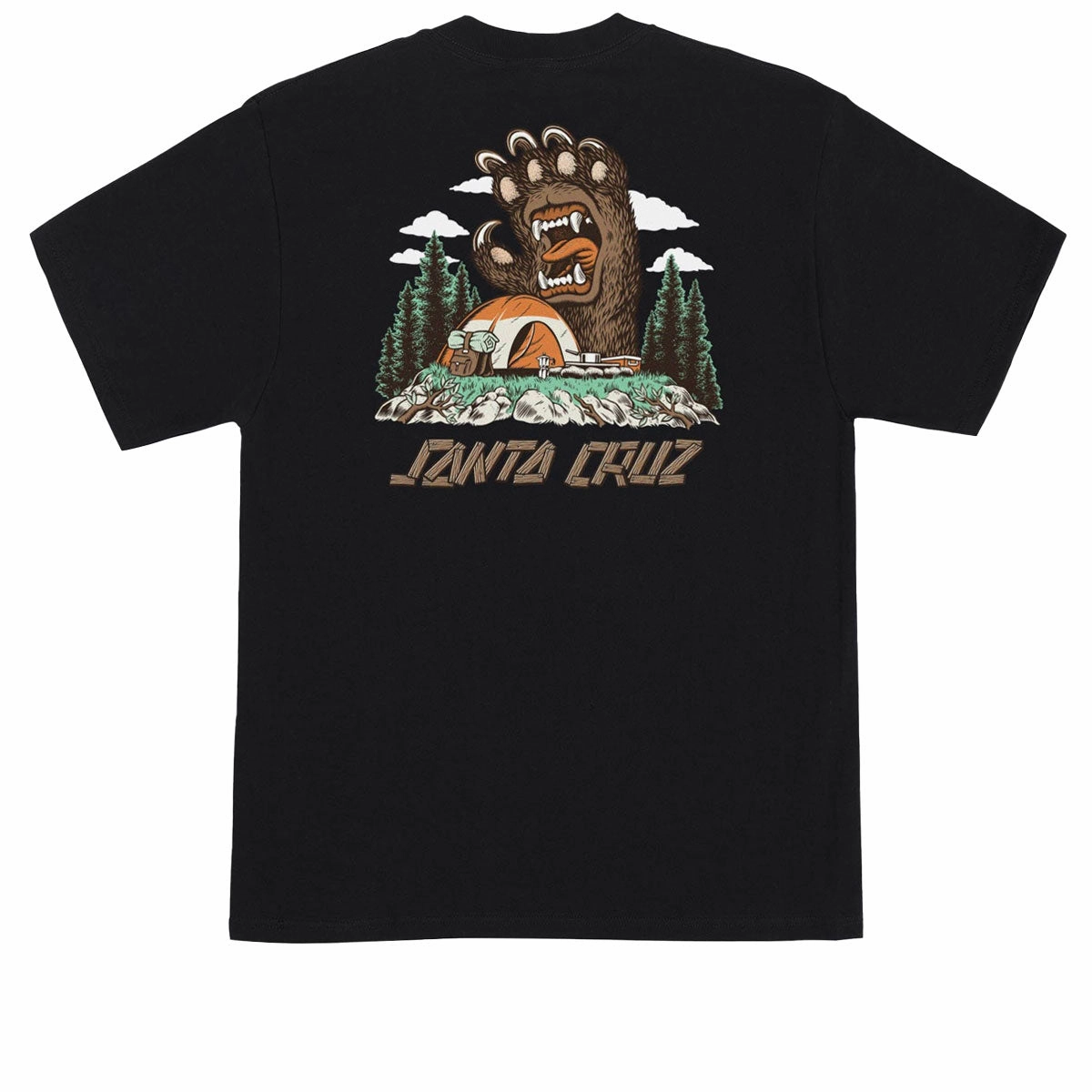 Santa Cruz Screaming Grizzly T-Shirt - Black Chargers Outfit Ideas
