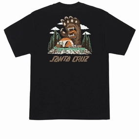 Santa Cruz Screaming Grizzly T-Shirt - Black Chargers Outfit Ideas
