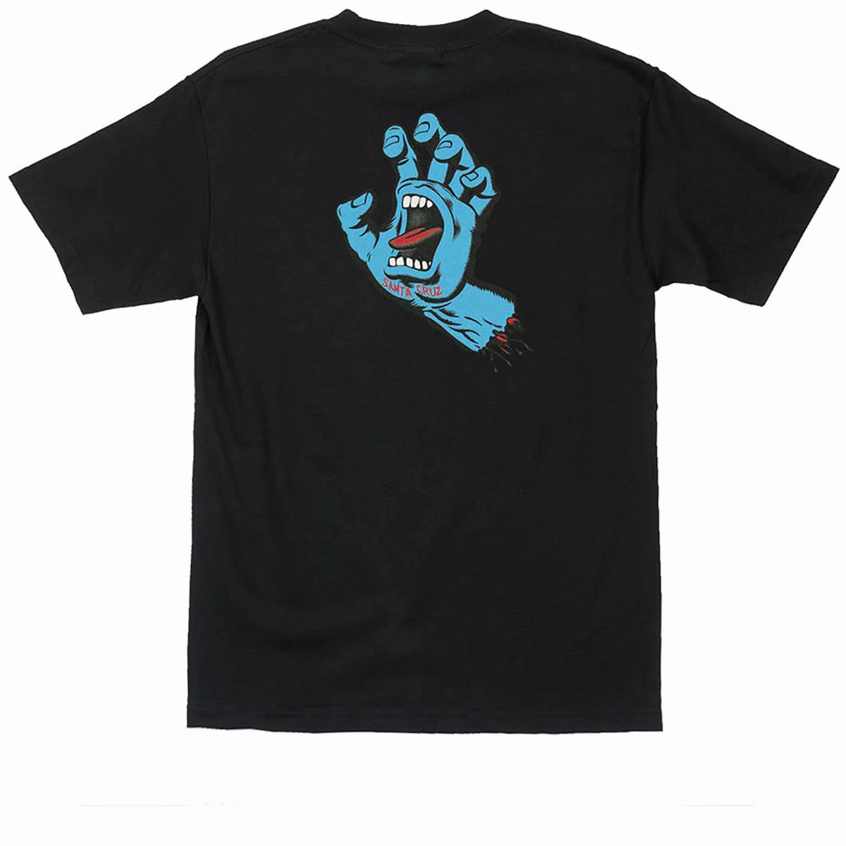 Santa Cruz Screaming Hand T-Shirt - Black Shampoo Bubble Wrap