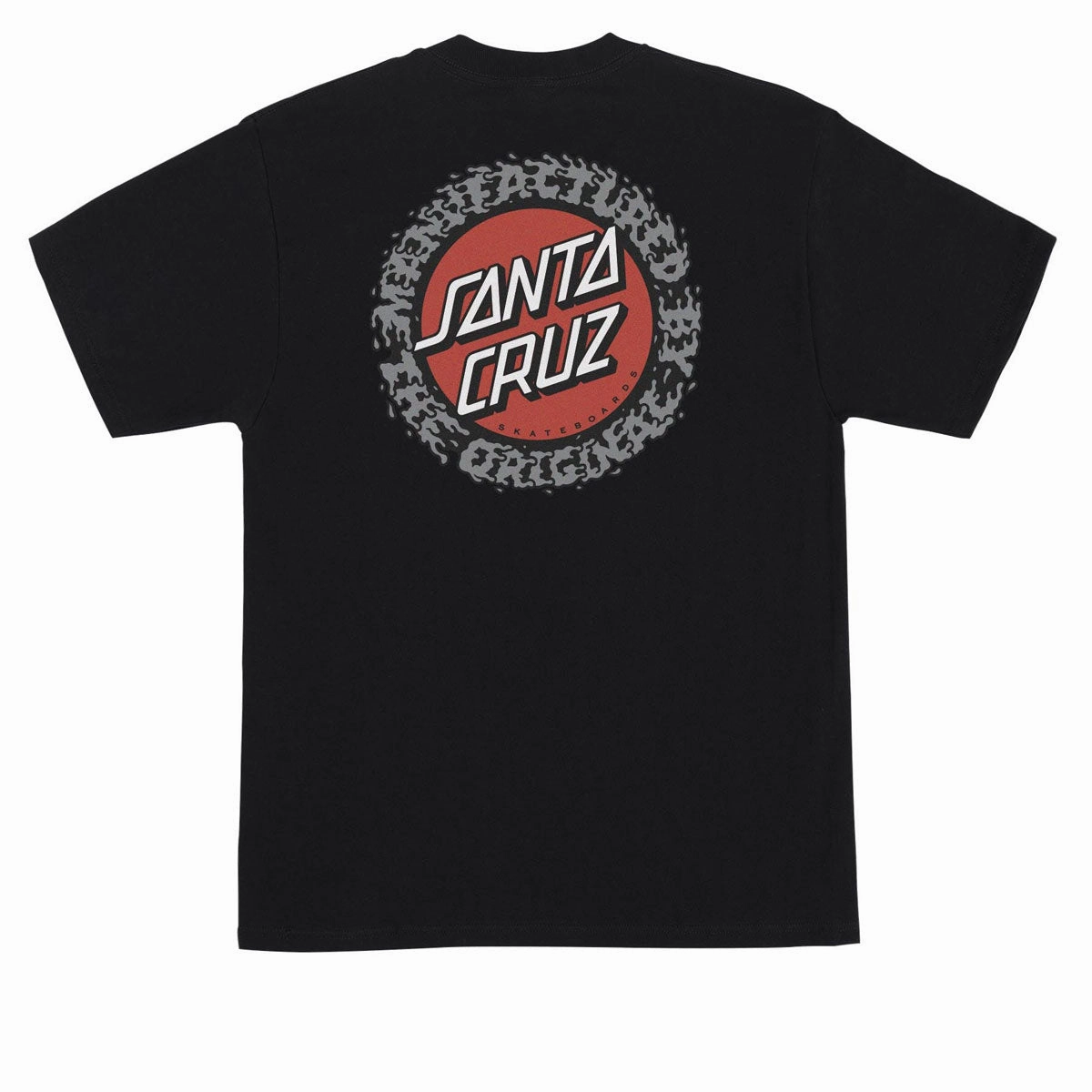 Santa Cruz Splatter MFG Dot T-Shirt - Black Headphones Games