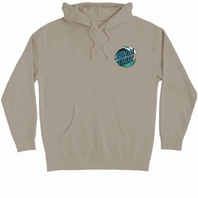 Santa Cruz Wave Dot Hoodie - Cement Skirts Filters