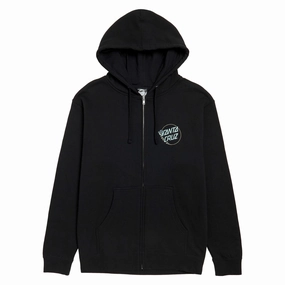 Santa Cruz Winkowski Dope Planet 2 Dot Zip Hoodie - Black Cameras Paper