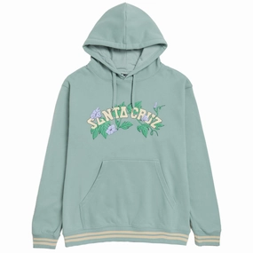 Santa Cruz Womens Cluster Strip Hoodie - Mint Art Supplies Business & Industrial