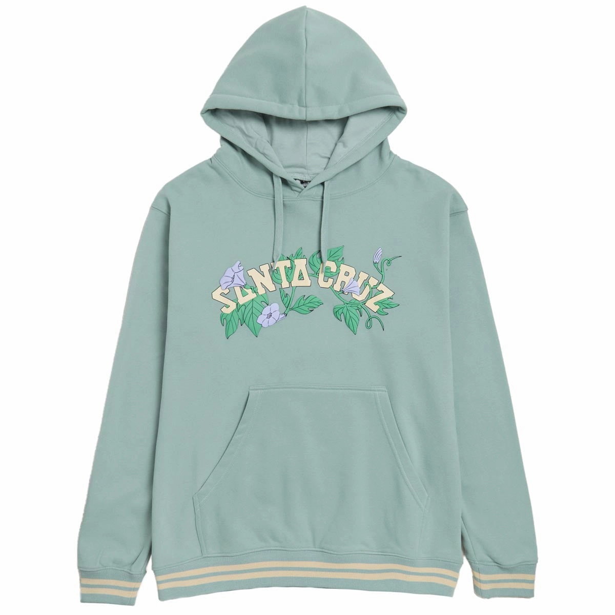 Santa Cruz Womens Cluster Strip Hoodie - Mint Art Supplies Business & Industrial