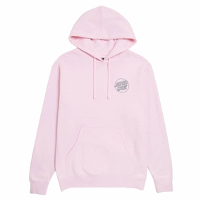 Santa Cruz Womens Opus Dot Relaxed Hoodie - Light Pink TV Shows Art Supplies