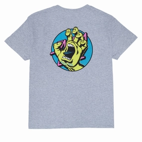 Santa Cruz Youth Hand Dot T-Shirt - Sport Grey Exclusive Collection Durable Apparel
