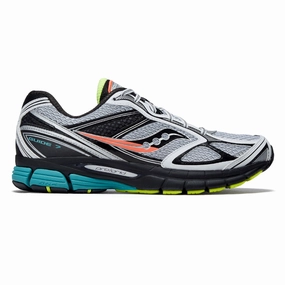 Saucony Progrid Guide 7 Shoes - White/Teal Denim Basics Video Game Accessories