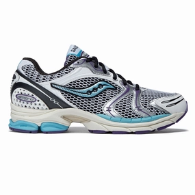 Saucony Progrid Triumph 4 Shoes - White/Blue Evening Wear Gloves