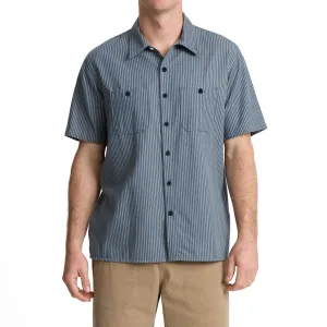 School Supplies Roark Burnt Woven Shirt - Indigo Design Software