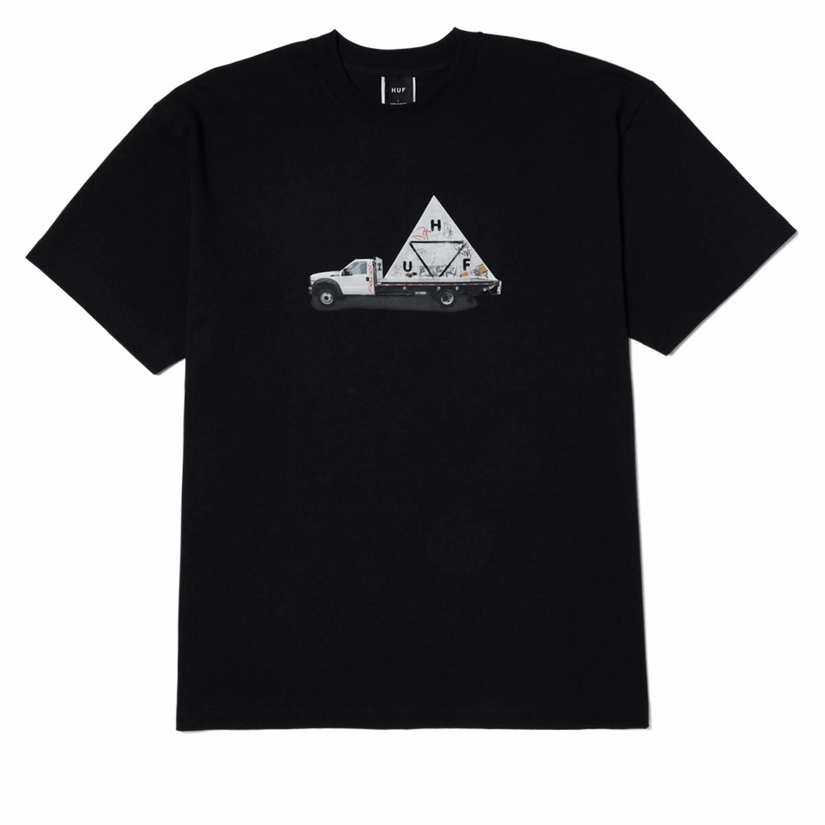 School Supplies HUF High Clearance T-Shirt - Black Vacation Rentals