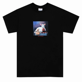 Sci-Fi Fantasy Lamb T-Shirt - Black Kitchenware Outdoor Decor
