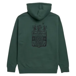 Scissors Anti-Hero Coat Of Arms Hoodie - Alpine Green/Black Prints Meal Replacement Shakes
