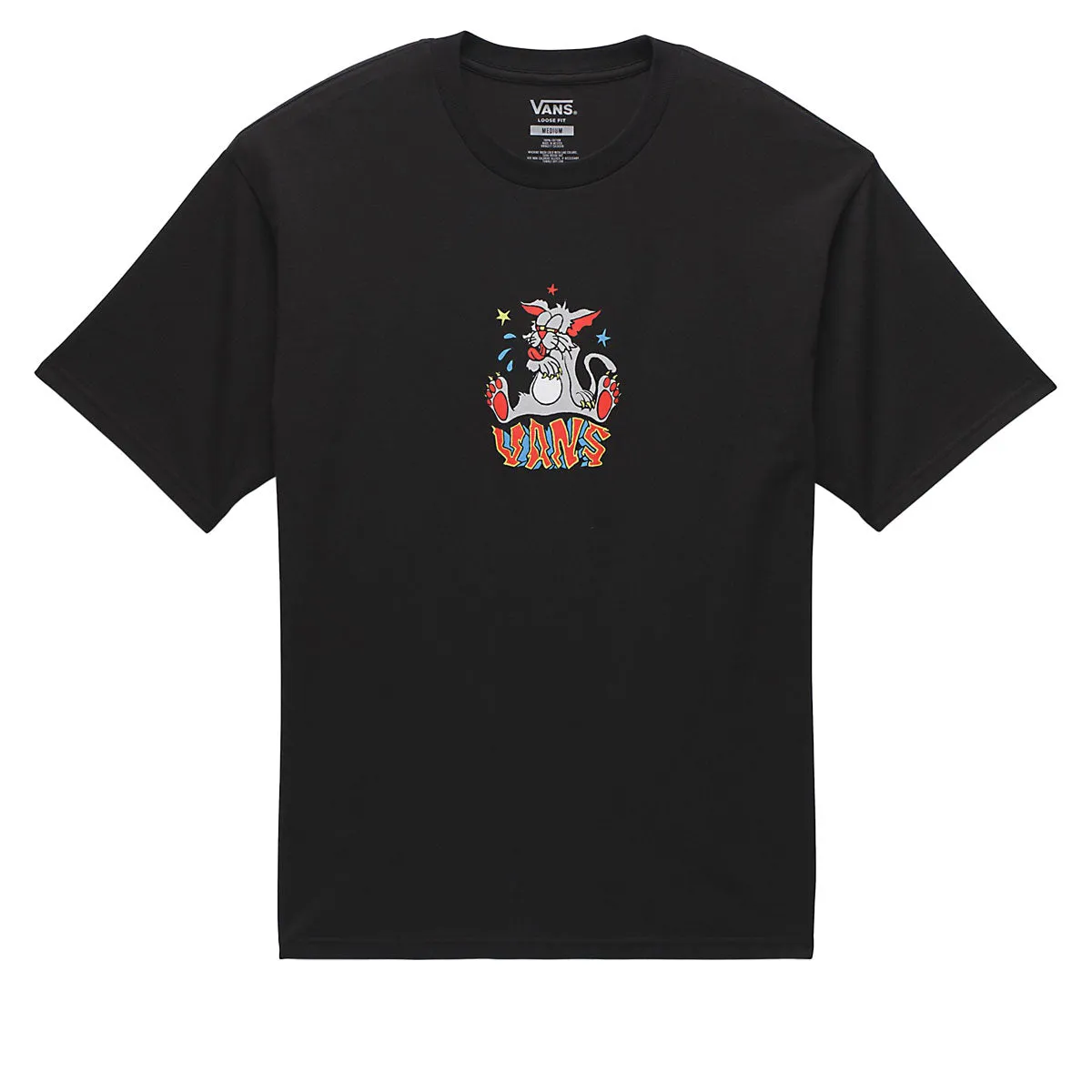 Scissors Vans Frizz T-Shirt - Black Snacks