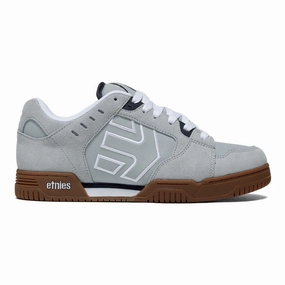 Scissors Etnies Faze Shoes - Grey/Gum Newspapers
