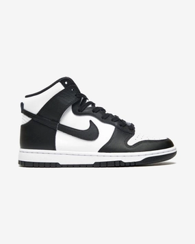 NIKE DUNK HIGH BLACK WHITE 2021 Stretchy sole
