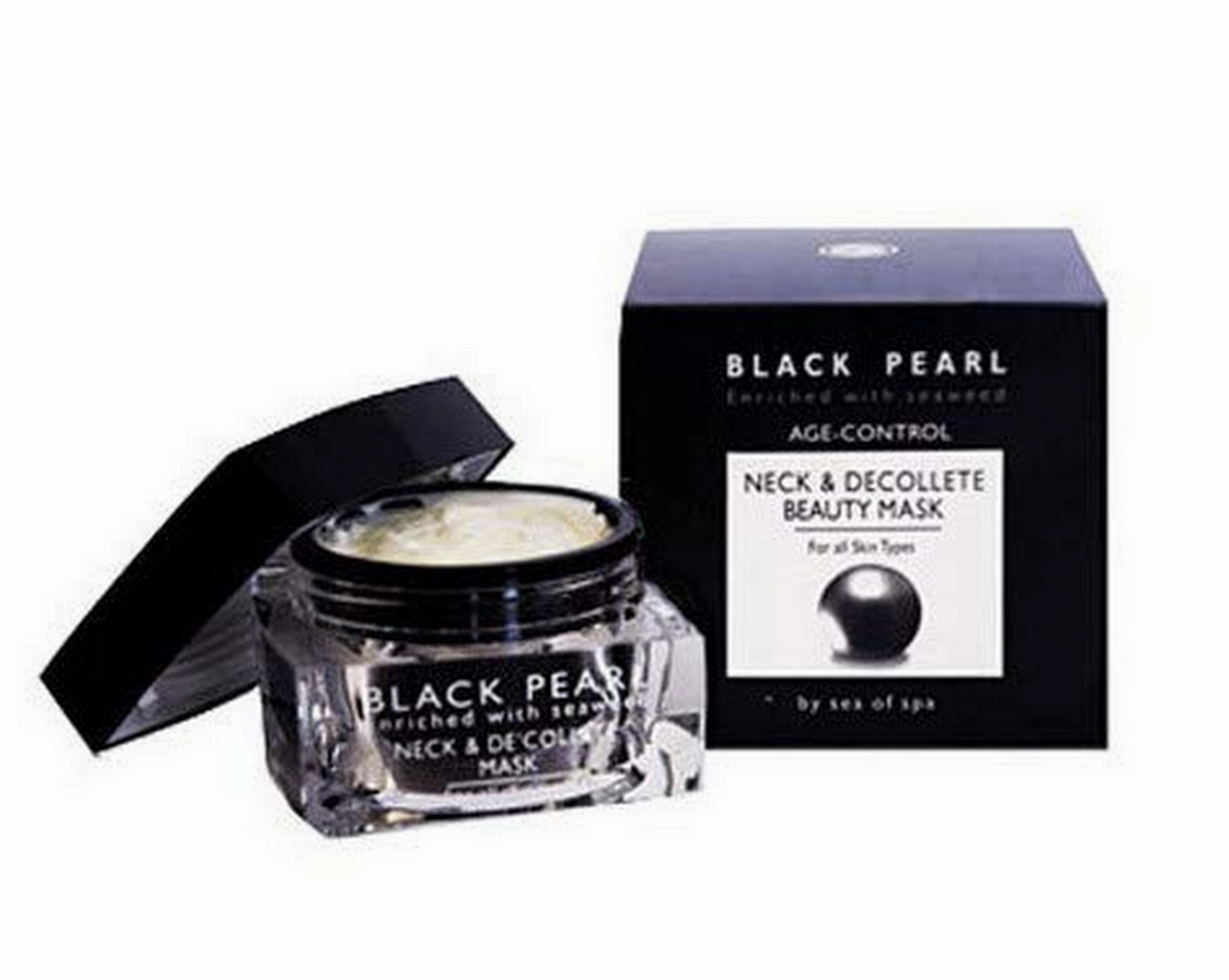 Sea Of Spa Black Pearl - Neck and Decollete Beauty Mask, 1.7 C Ounce