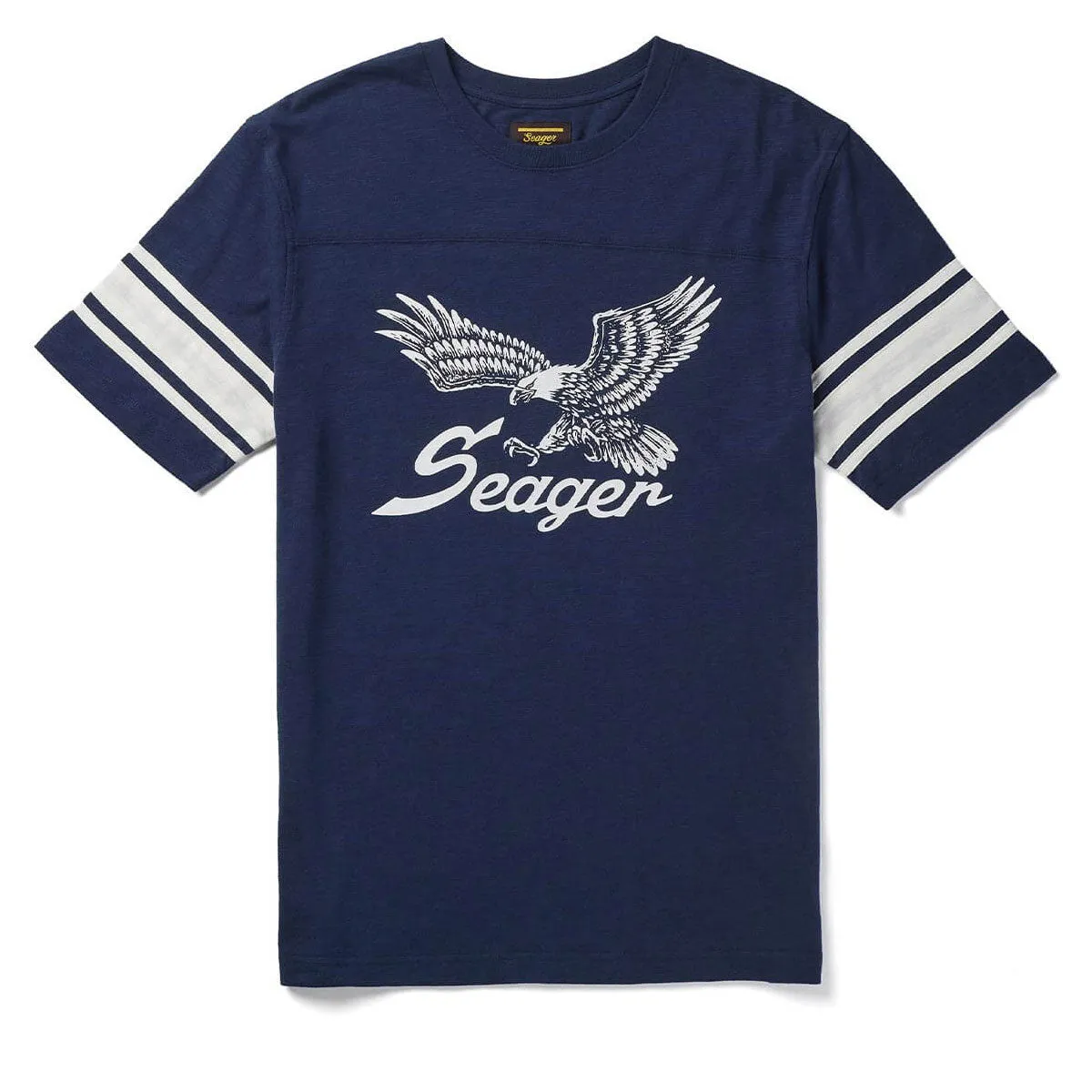 Seager Riggins Crew T-Shirt - Navy Affordable Fashion New Arrivals