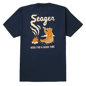Seager Smokey T-Shirt - Navy Tickets Online Shopping