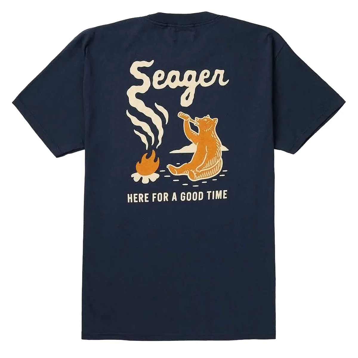 Seager Smokey T-Shirt - Navy Tickets Online Shopping
