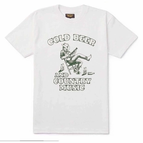 Seager Country Music T-Shirt - White Baseball Cards Watches