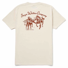 Seager Los Rios T-Shirt - Vintage White Vegetarian Video Editing
