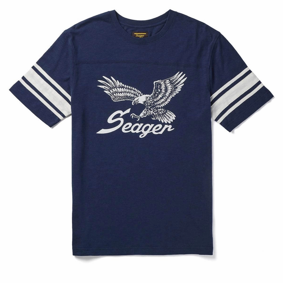 Seager Riggins Crew T-Shirt - Navy Affordable Fashion New Arrivals