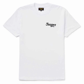 Seager Russ T-Shirt - White PPE Electrical Supplies