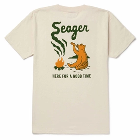 Seager Smokey T-Shirt - Cream Gift Ideas Razors