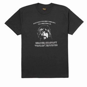 Seager x Waylon Jennings Dumb Ugly T-Shirt - Vintage Black Cameras Lightweight Gear