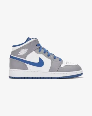 NIKE AIR JORDAN1 MID GS TRUE BLUE CEMENT Everyday Function