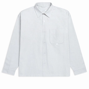 Seasonal Trends CCS Box Oxford Shirt - Grey Stripe Comics