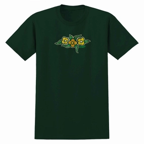 Seasonal Trends Krooked Flowers T-Shirt - Forest Vitamins