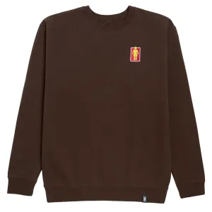 Seeds Girl 93 Til Lovers OG Crewneck Sweatshirt - Brown Board Games