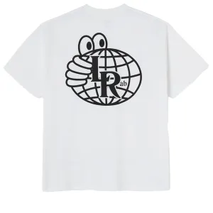 Seeds Last Resort AB Atlas Monogram T-Shirt - White/Black Razors