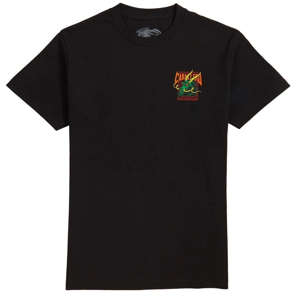 Seeds Powell-Peralta Cab Street Dragon T-Shirt - Black Envelopes