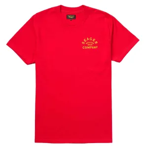 Seeds Seager Austin T-Shirt - Red Eco-Friendly