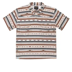 Sendero Cantina Terry Polo Shirt - Gray/Tan Southwest Seeds Office Equipment