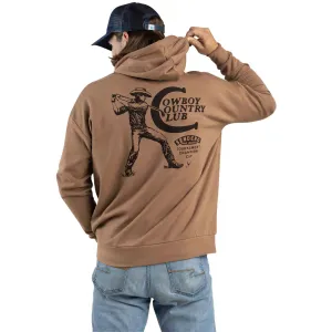 Sendero Cowboy Country Club Hoodie - Light Brown Costumes Size Chart